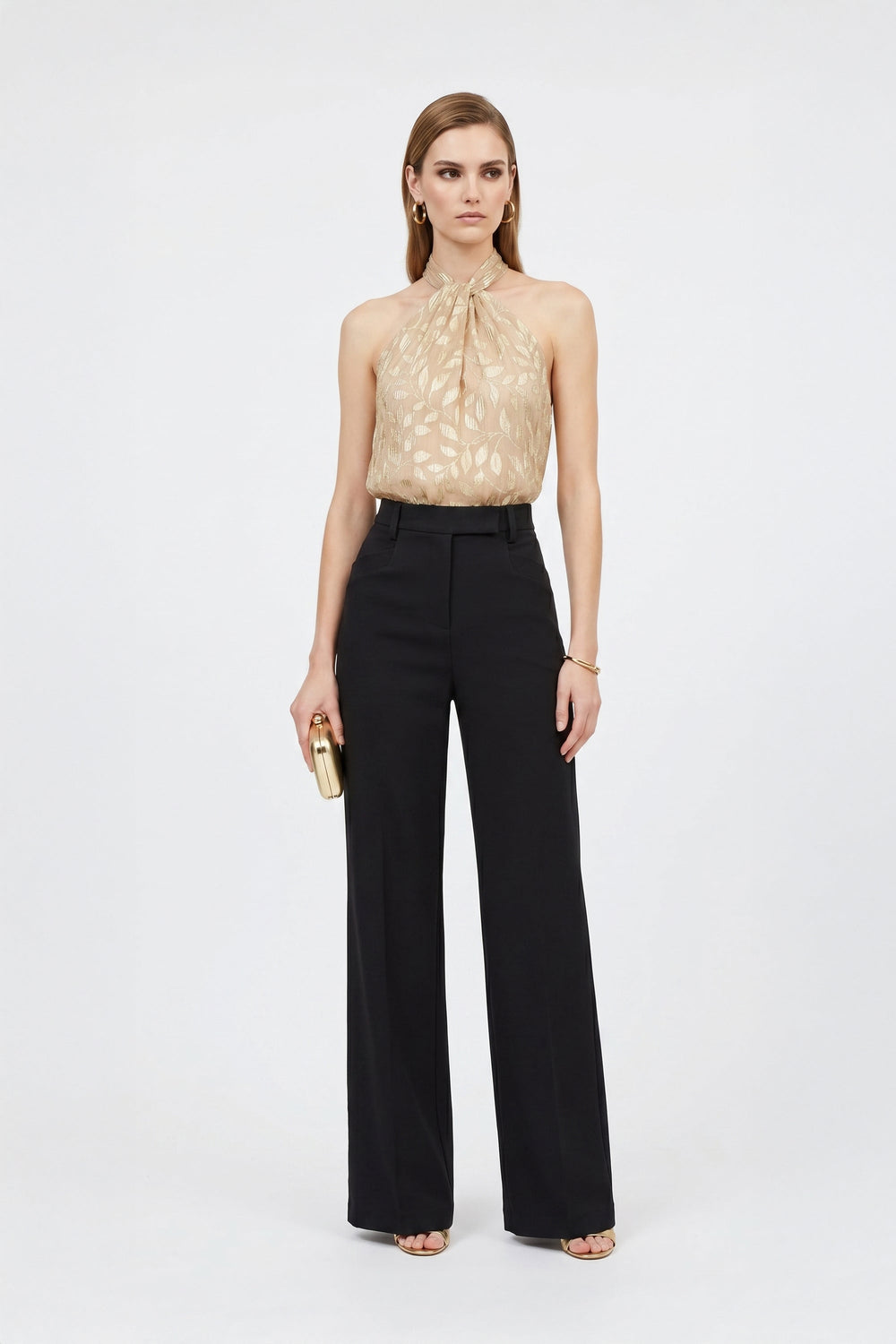 Blusa - 554153 - ORO - Reina Diaz