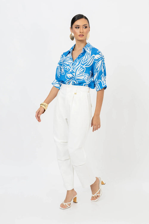 Blusa - 554190 - AZU - Reina Diaz