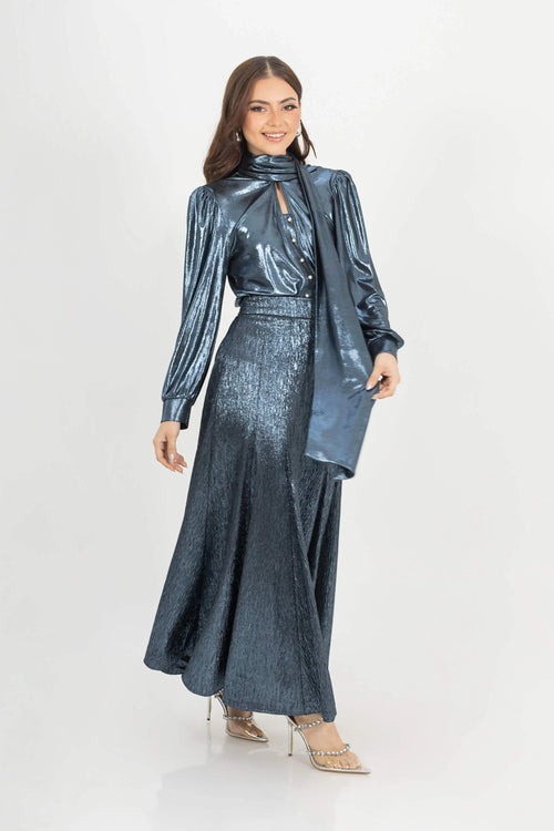 Blusa - 554199 - AZU - Reina Diaz