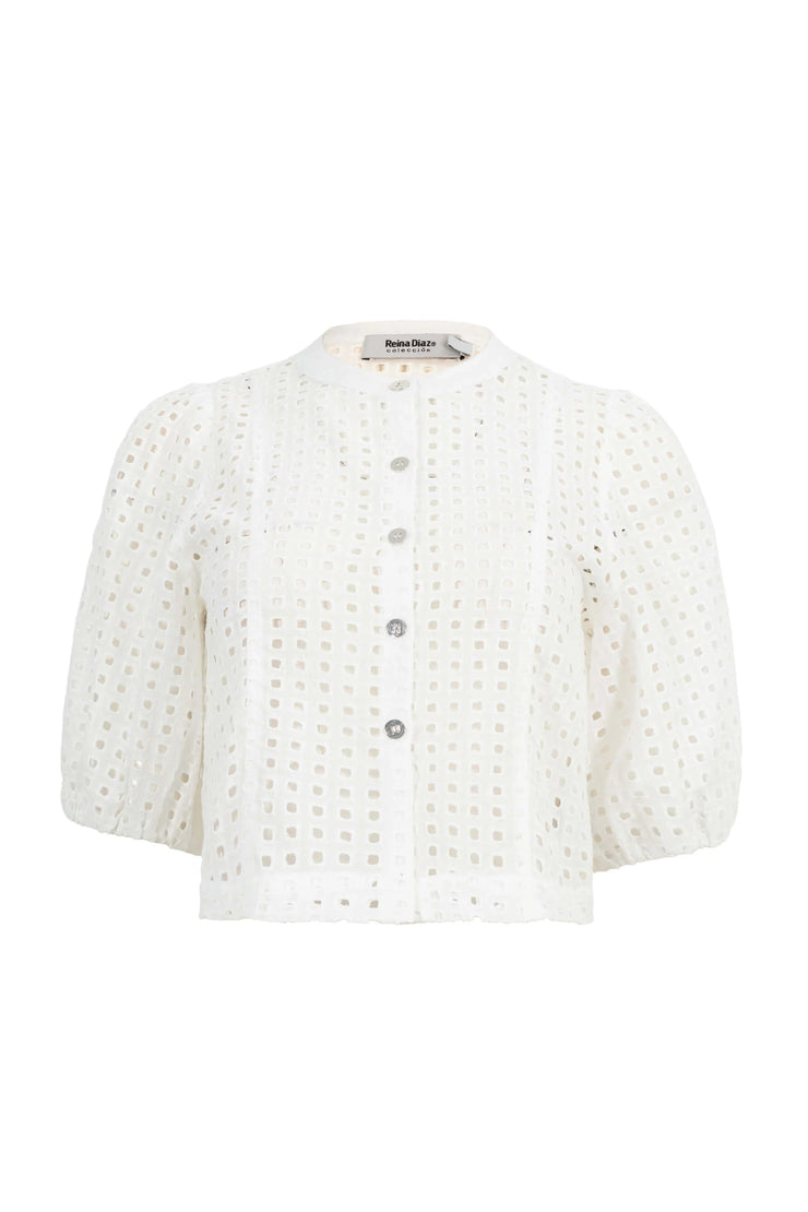 Blusa - 554212 - BCO - Reina Diaz