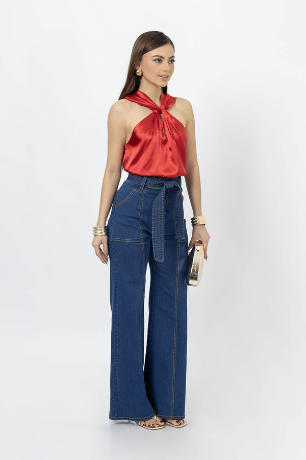 Blusa - 554243 - ROJ - Reina Diaz