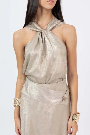 Blusa - 554243 - TAN - Reina Diaz