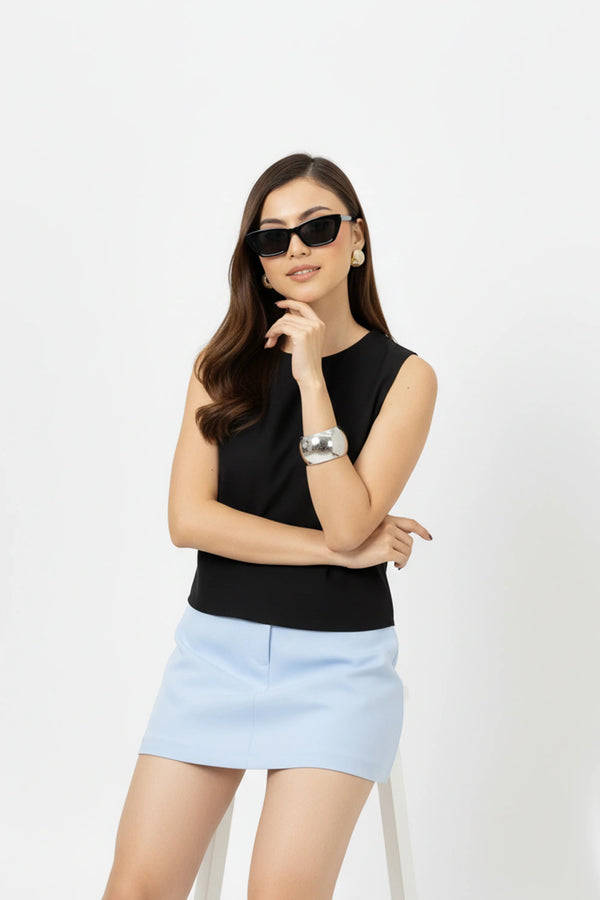 Blusa - 554274 - BLK - Reina Diaz