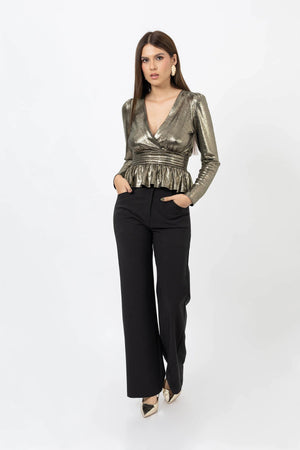 Blusa - 554279 - ORO - Reina Diaz