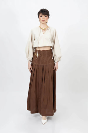 Blusa - 752398 - BEI - Reina Diaz