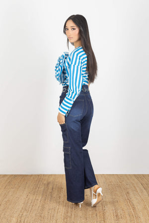 Blusa - 752600 - AZU - Reina Diaz