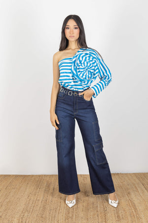 Blusa - 752600 - AZU - Reina Diaz