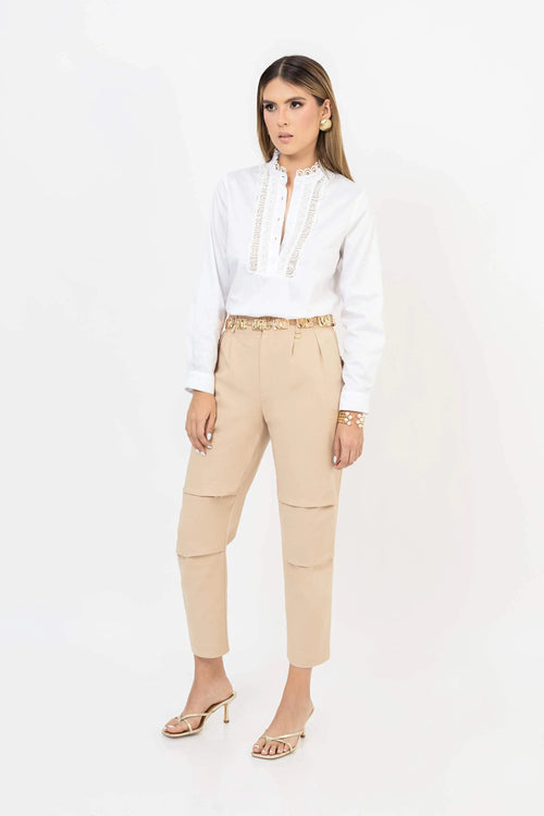 Blusa - 752606 - BCO - Reina Diaz