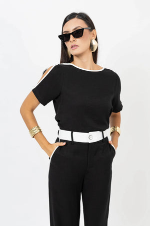 Blusa - 752648 - NEG - Reina Diaz