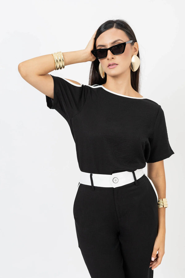 Blusa - 752648 - NEG - Reina Diaz