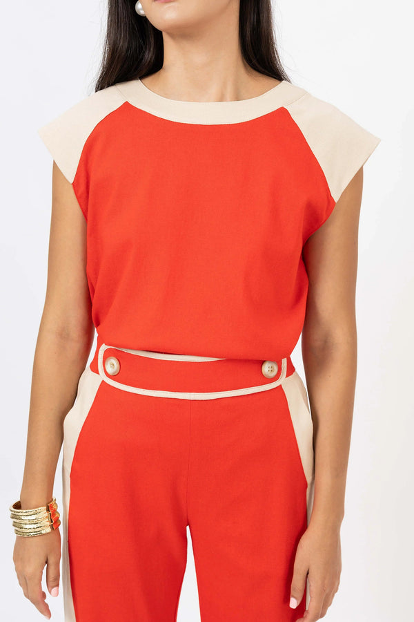 Blusa - 752649 - ROJ - Reina Diaz
