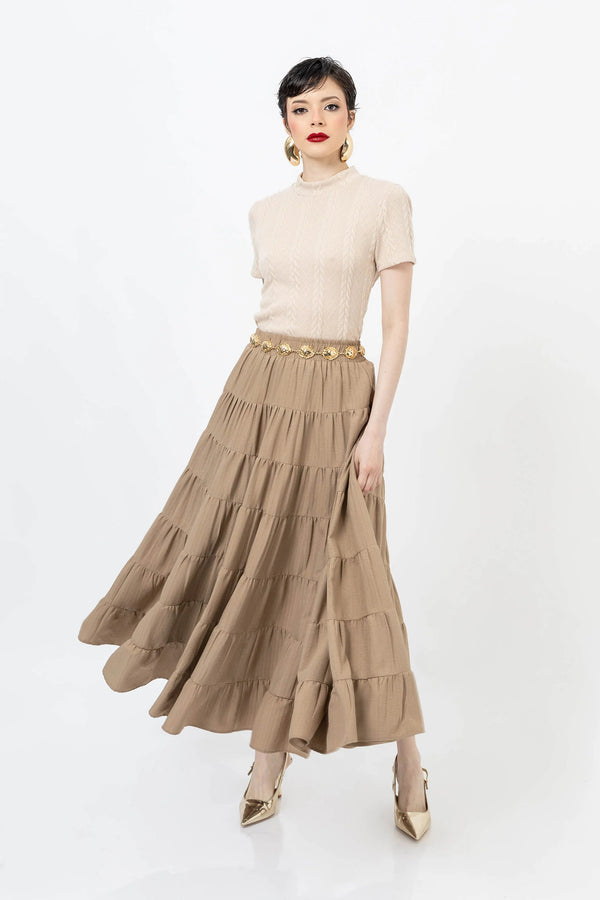 Blusa - 752859 - BEI - Reina Diaz