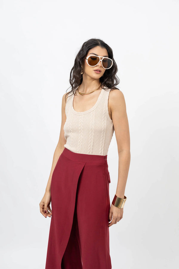 Blusa - 752860 - BEI - Reina Diaz