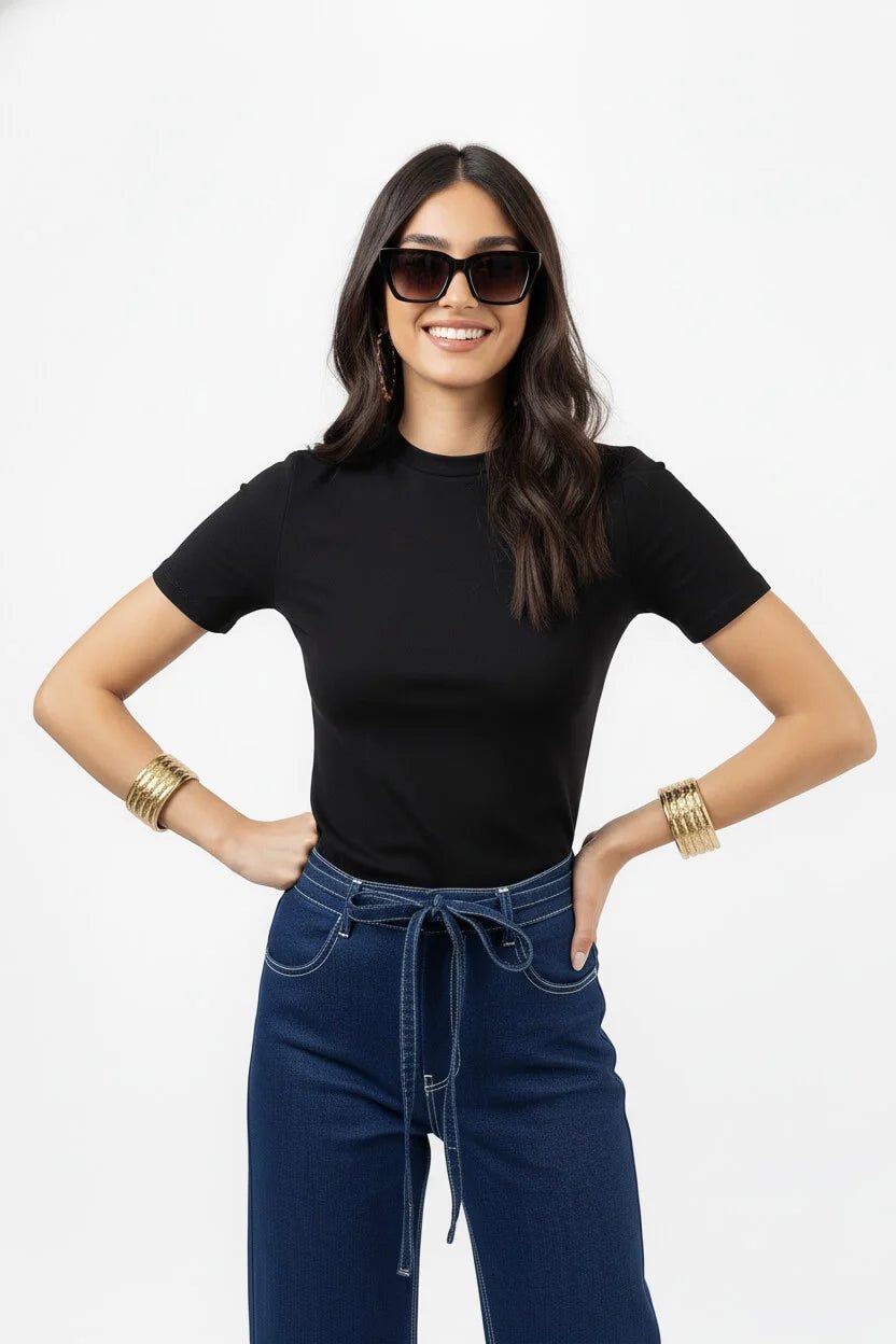 Blusa - 752861 - NEG - Reina Diaz