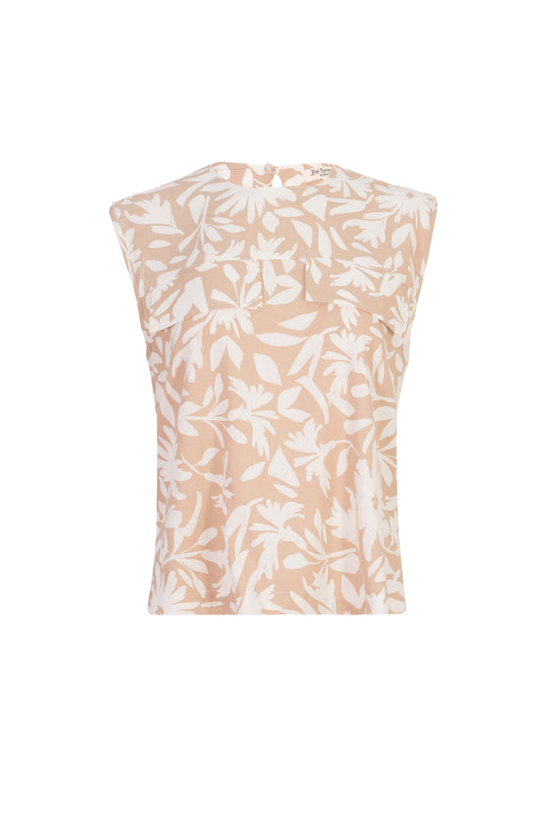 Blusa - 752874 - BEI - Reina Diaz