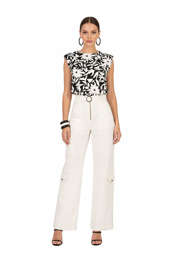 Blusa - 752874 - NEG - Reina Diaz