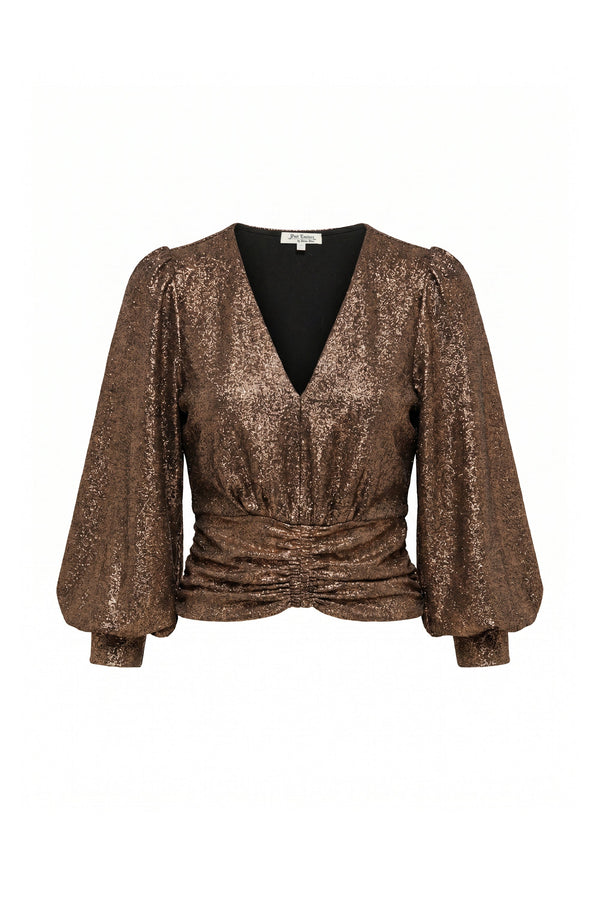 Blusa - 850127 BRO (Solo Blusa) - Reina Diaz