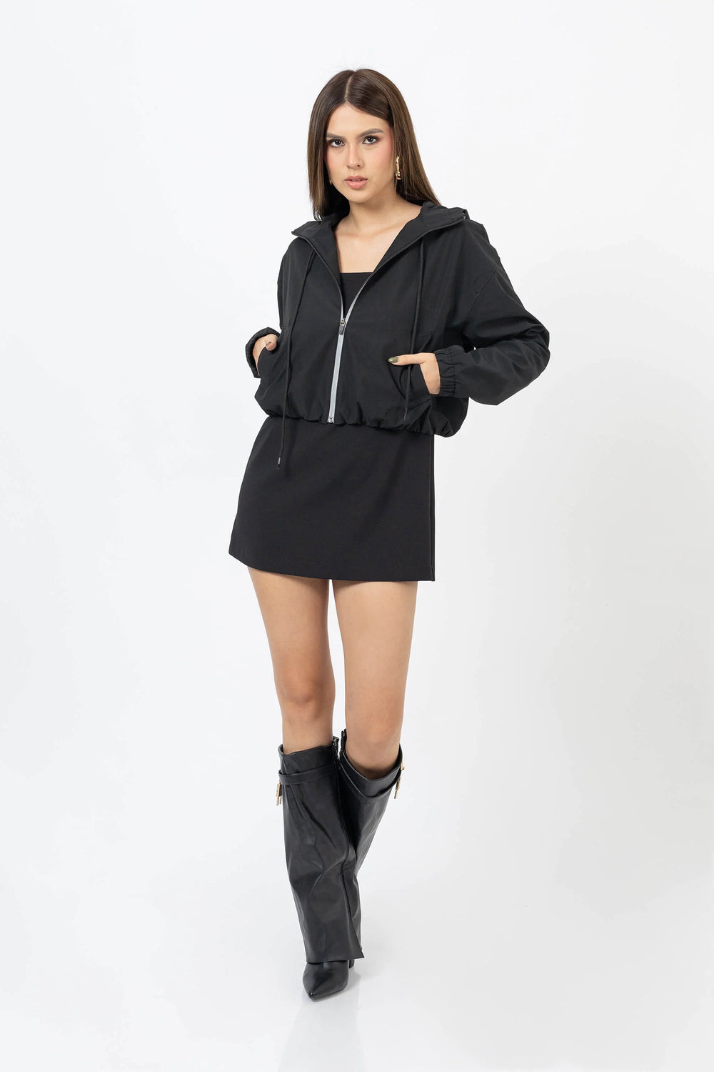 Bomber jacquet - 700484 - NEG - Reina Diaz