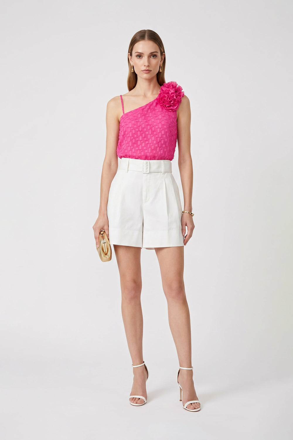 Brianna 3D Floral Blusa - Reina Diaz