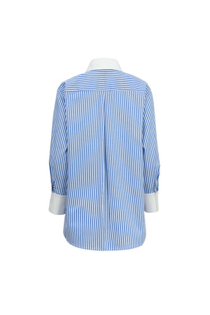 Camila Contrast-Cuff Oversized Camisa 752944 - Reina Diaz