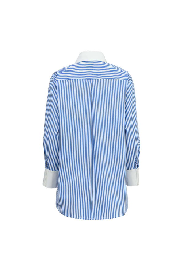 Camila Contrast-Cuff Oversized Camisa 752944 - Reina Diaz