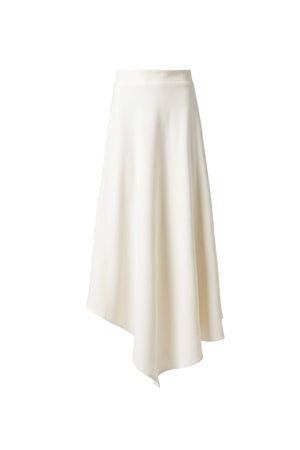 Camila High-Waist Asymmetric Midi Falda 541375 HUE - Reina Diaz