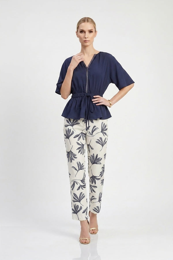 Camila High-Waist Straight Pantalón 532147 - Reina Diaz