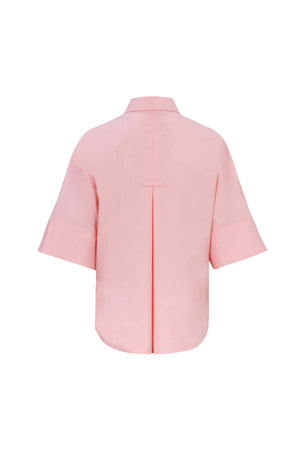 Camila One-Shoulder Smocked-Cuff Blusa 752992 - Reina Diaz