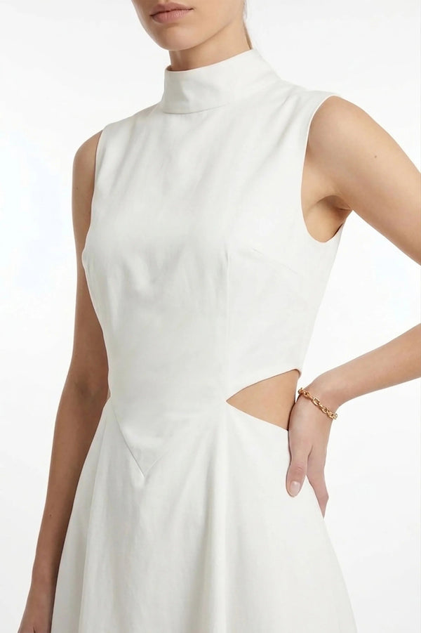 Camila Peplum Strap Maxi Vestido - Reina Diaz