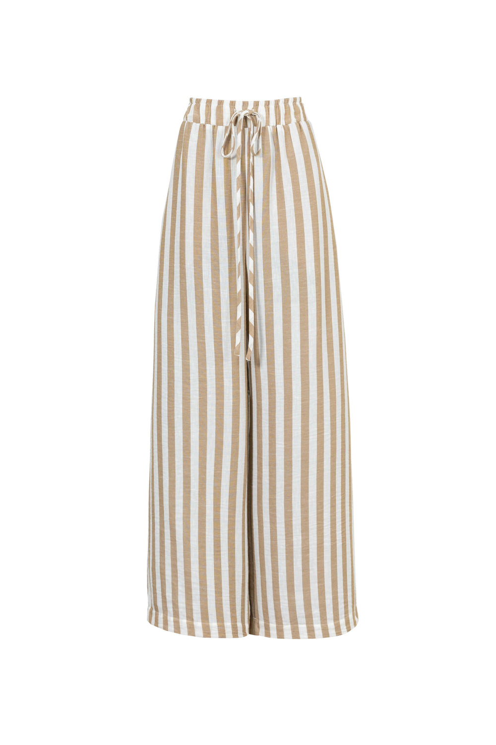 Cannes Striped High - Waist Tech Pants - Reina Diaz
