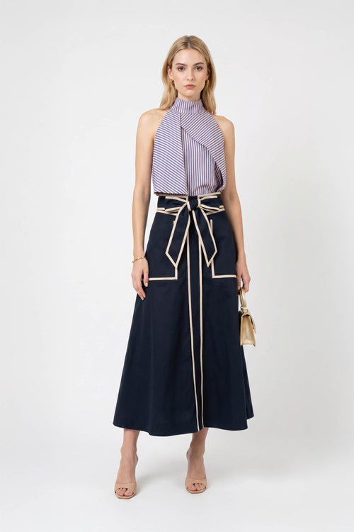 Cassandra Halter Layered Top - Reina Diaz