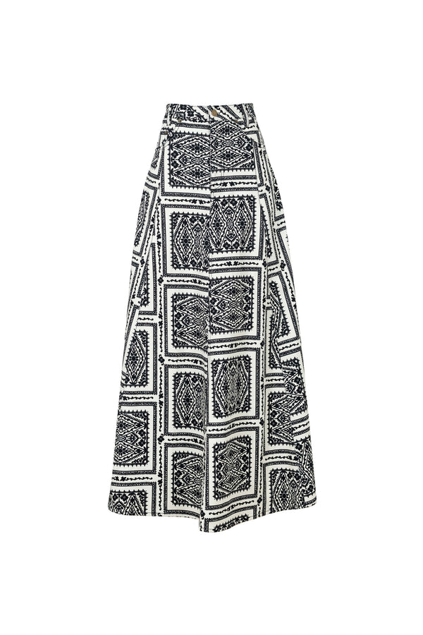 Cassandra High-Waist A-Line Falda Larga 740987 - Reina Diaz
