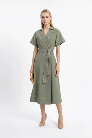Copenhague Technical Midi Pocket Dress - Reina Diaz