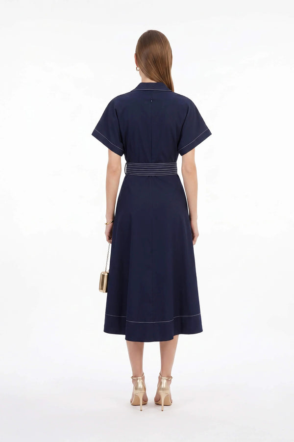 Copenhague Technical Midi Pocket Dress - Reina Diaz