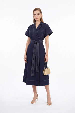 Copenhague Technical Midi Pocket Dress - Reina Diaz