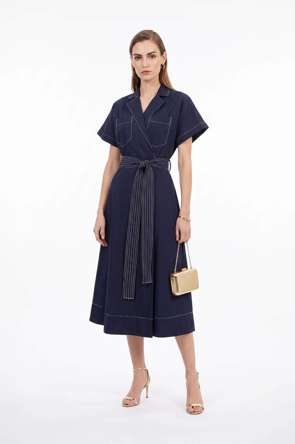 Copenhague Technical Midi Pocket Dress - Reina Diaz