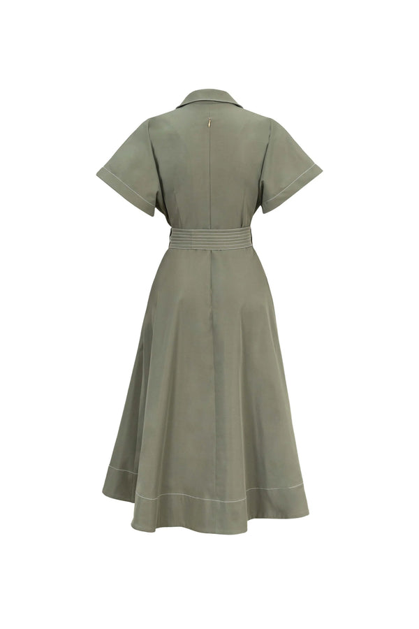Copenhague Technical Midi Pocket Dress - Reina Diaz