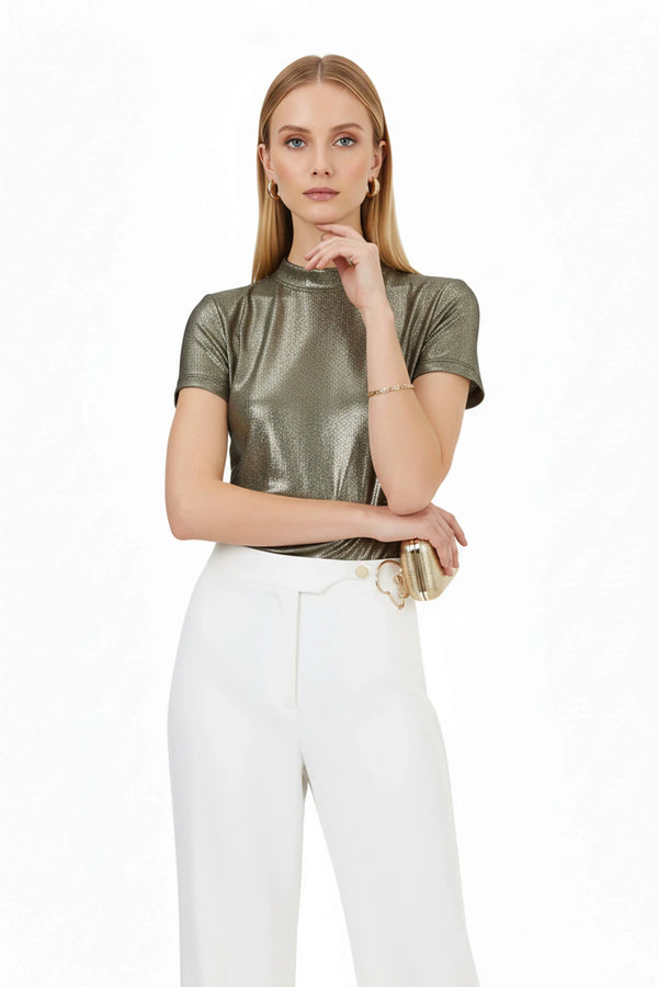 Cora High - Neck Top - Reina Diaz