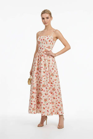 Cordelia Strap Maxi Vestido - Reina Diaz