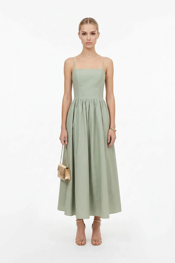 Cordelia Strap Maxi Vestido - Reina Diaz