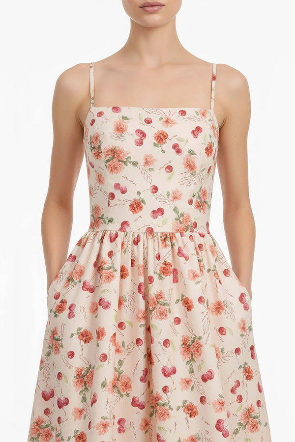 Cordelia Strap Maxi Vestido - Reina Diaz