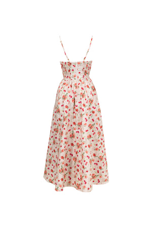 Cordelia Strap Maxi Vestido 723129 ROS - Reina Diaz