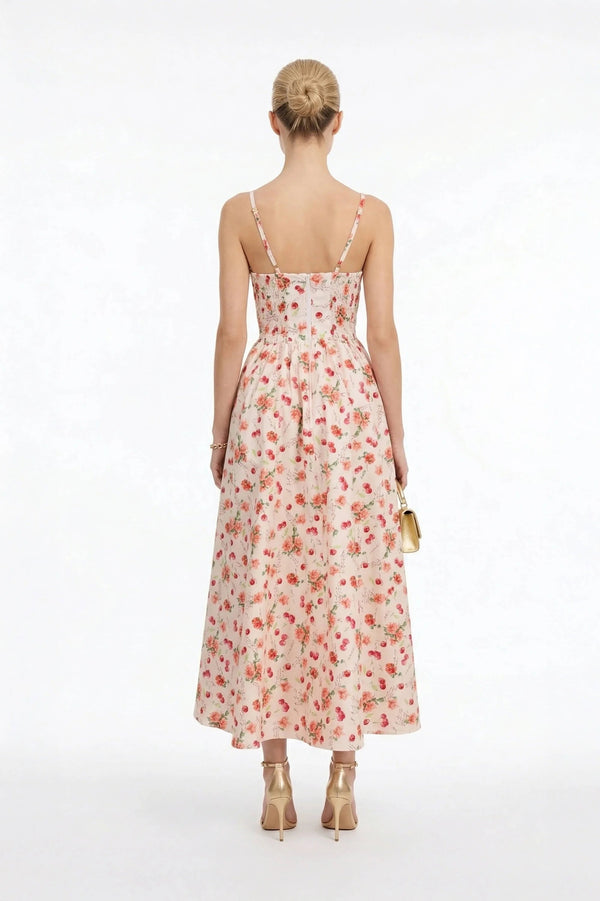 Cordelia Strap Maxi Vestido - Reina Diaz