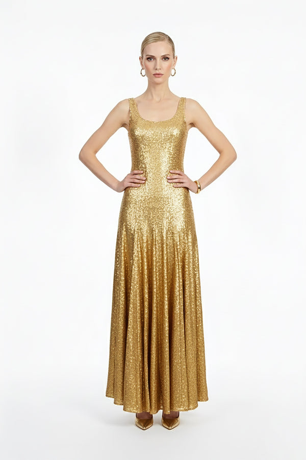 Diana Sequin Maxi Dress - Reina Diaz
