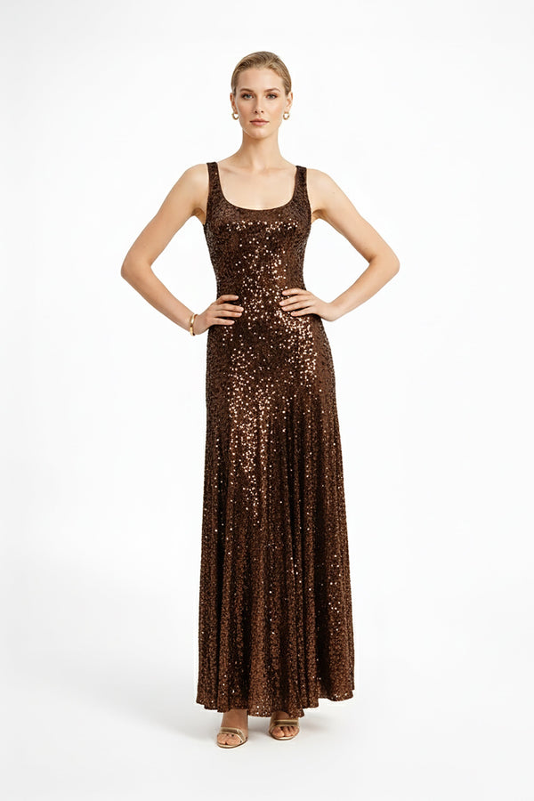 Diana Sequin Maxi Dress - Reina Diaz