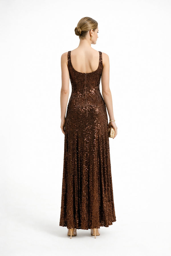 Diana Sequin Maxi Dress - Reina Diaz