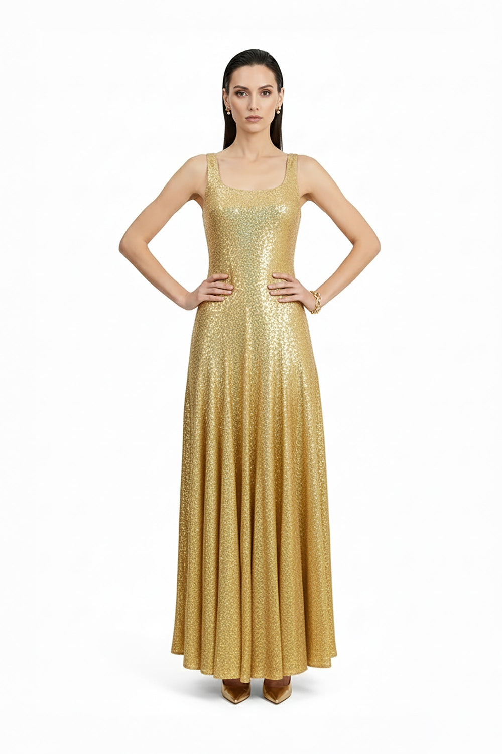 Diana Sequin Maxi Dress - Reina Diaz