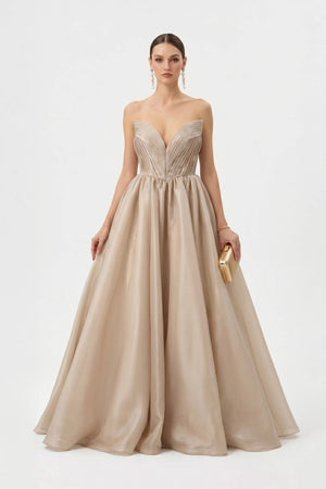 Diana Strapless Sweetheart Vestido Fiesta - Reina Diaz