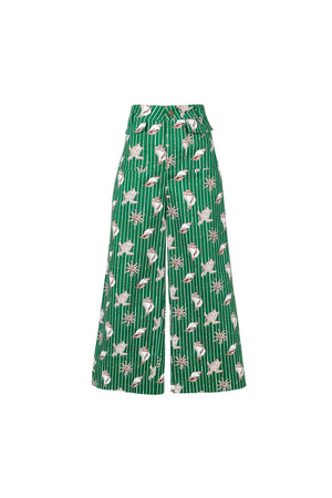 Diana Wide-Leg High-Waist Pantalón 731159 - Reina Diaz