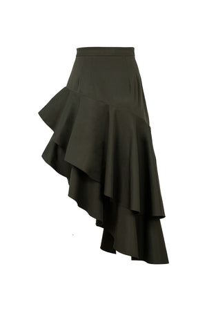 Edith Asymmetric Ruffle Falda 740971 - Reina Diaz